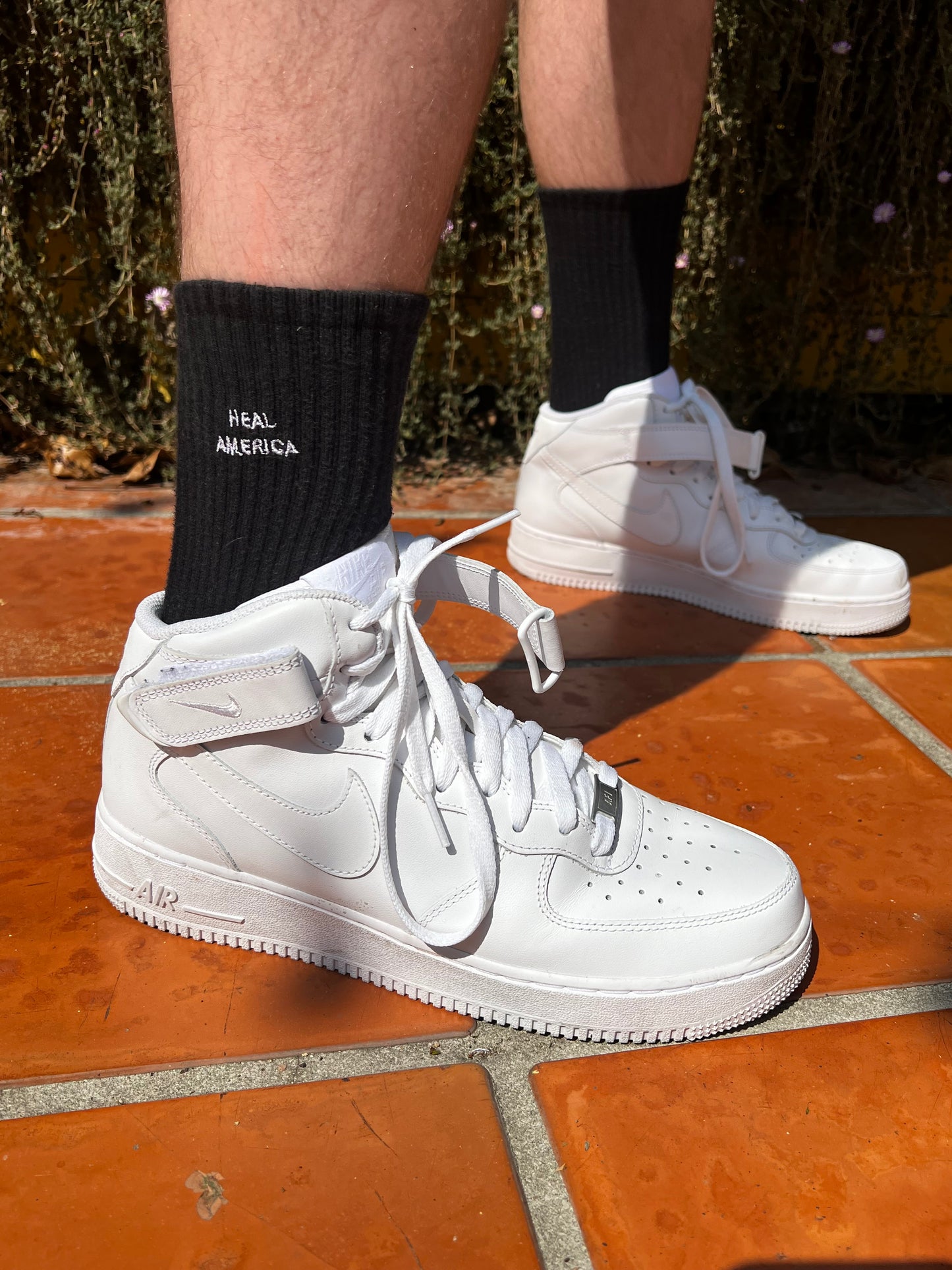 The Heal American Socks - Black